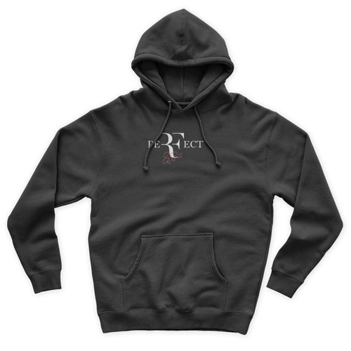 Rf Perfect Roger Federer Logo Symbol Signature Tennis Legend Unisex Hoodie
