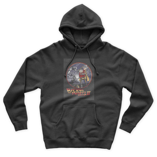 rick and morty back to the future on the space Unisex Hoodie