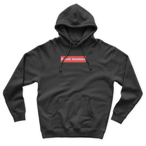 Send Memes Supreme Logo Unisex Hoodie
