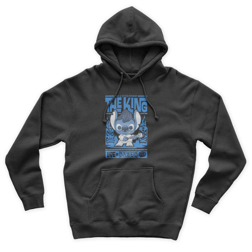 Stitch The King Of Rock N Roll Unisex Hoodie