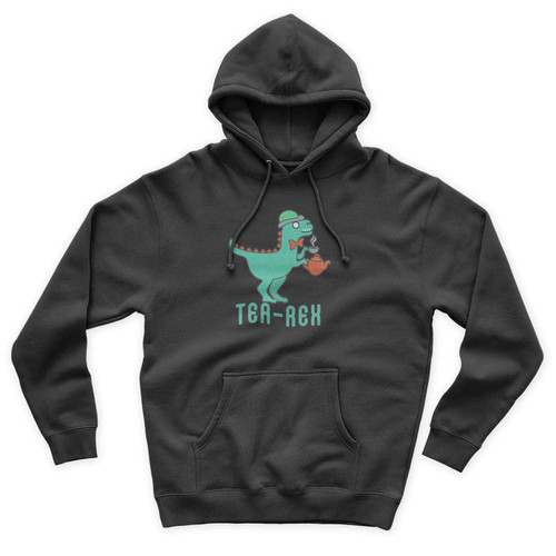 Tea Rex Dinosaur Dino Unisex Hoodie