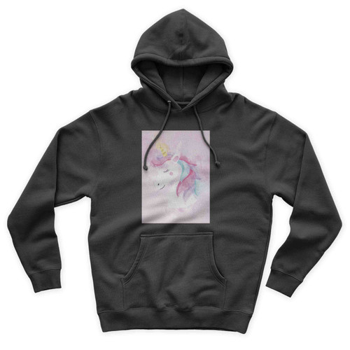 Unicorn Watercolor Art Unisex Hoodie