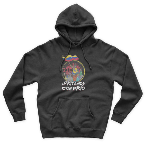 Venezuela Protesters 23e Gritemos Con Brio Unisex Hoodie Venezuela Protesters 23e Gritemos Con Brio Unisex Hoodie