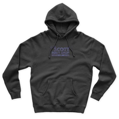 Vintage Keith Scott Body Shop Service And Repair Funny Unisex Hoodie