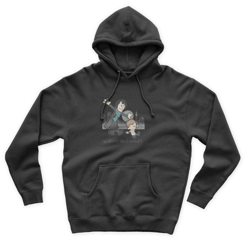 Watson And Holmes Calvin And Hobbes Log Walking Unisex Hoodie