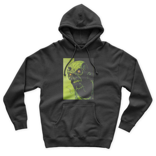 White Zombie Monster Yell Zombie Unisex Hoodie