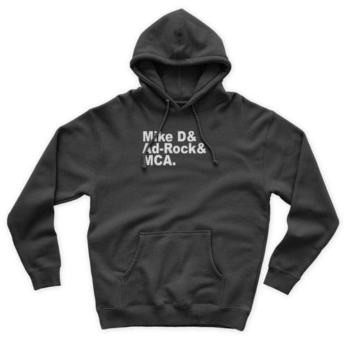 Beastie Boys Names Boyz Mca Mike D Ad-Rock Simple Vintage Art Funny Unisex Hoodie