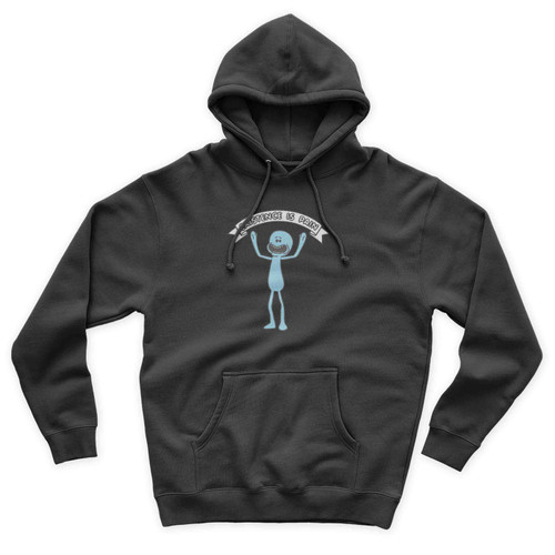 Existence Is Pain Rick And Morty Vintage Art Simple Unisex Hoodie