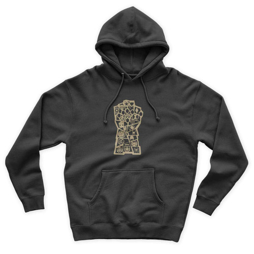 Gold Avengers Infinity War Infinity Gauntlet Marvel Funny Art Vintage Unisex Hoodie