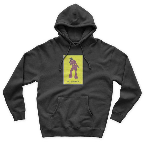 La Cantante Mexican Loteria Bingo Card Vintage Simple Art Unisex Hoodie