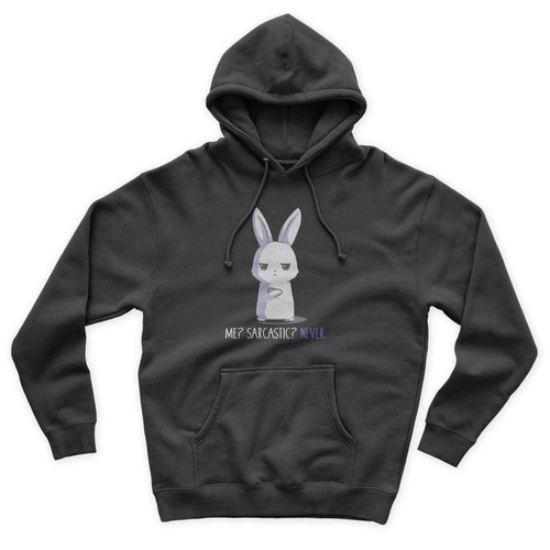 Me Sarcastic Never Simple Funny Art Unisex Hoodie