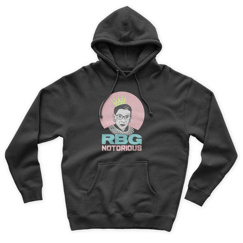 Notorious Rbg 2 Simple Vintage Funny Art Unisex Hoodie