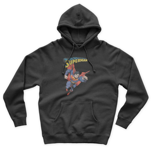Superman Vintage Art Funny Unisex Hoodie