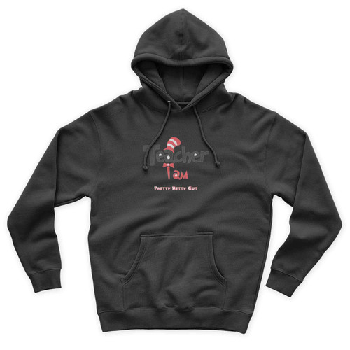Teacher I Am Dr Seuss Logo Funny Art Vintage Unisex Hoodie