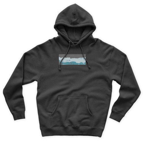 Waves Art Vintage Unisex Hoodie