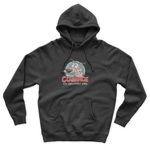 Courage The Cowardly Dog Retro Art Vintage Unisex Hoodie