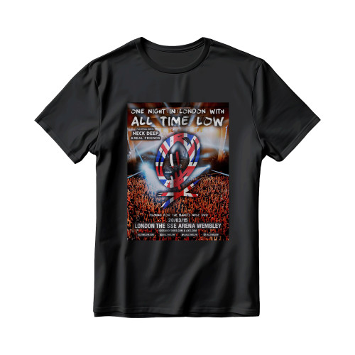 Neck Deep Support All Time Low At Wembley Men Tee