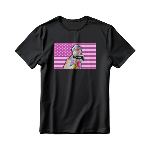 American Pink I Am Kenough Men Tee