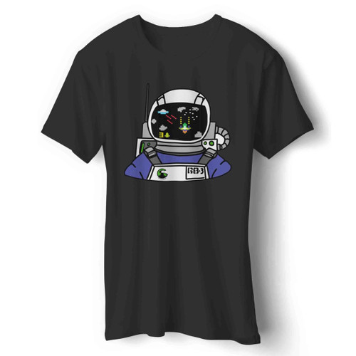 Retro Video Game Astronaut Man's T-Shirt