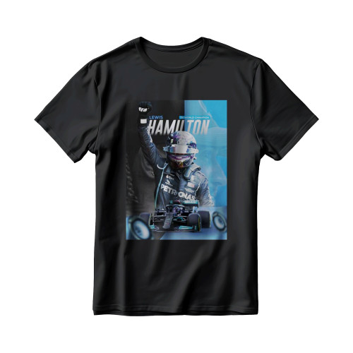 World Champion Lewis Hamilton Car Racing Men's T-Shirt