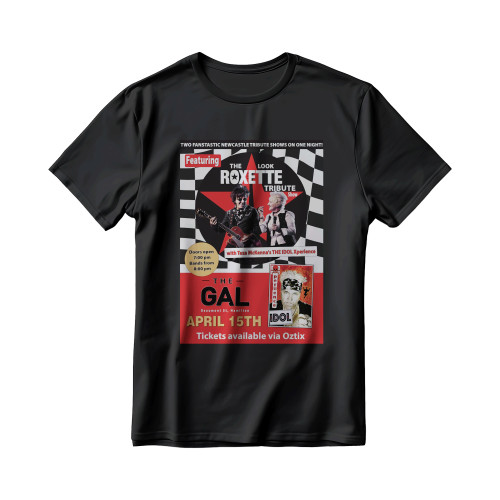 The Look Roxette Tribute Show And Teza Mckennas The Idol Xperience Live At The Gal Men's T-Shirt