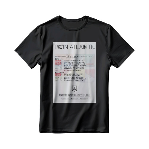 Twin Atlantic Great Divide October November 2014 Uk Tour Men's T-Shirt