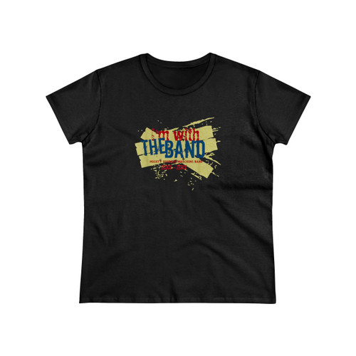 I'M With The Band Marching Band Mom Women's T-Shirt