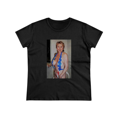 American Flag Bikini Swimsuit Hillary Clinton Women's T-Shirt
