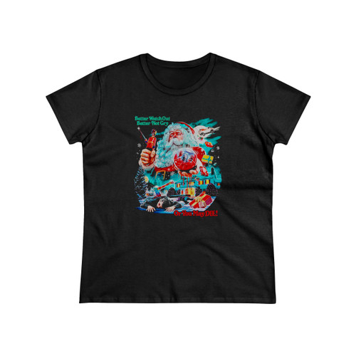 Christmas Evil 1980 American Psychological Slasher Movie Women's T-Shirt