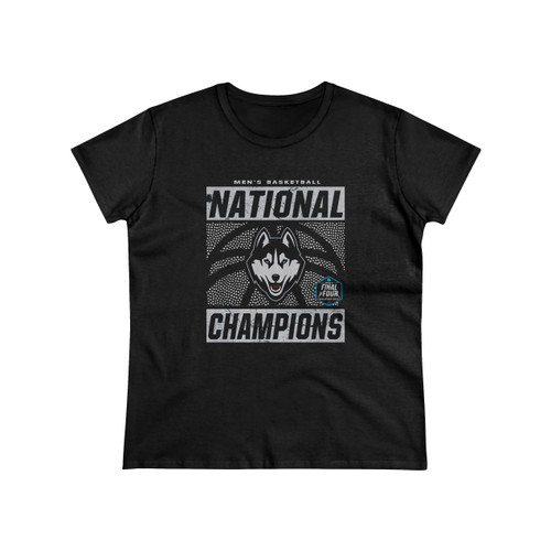 Mens Basketball Uconn Huskies National Championship Women's T-Shirt