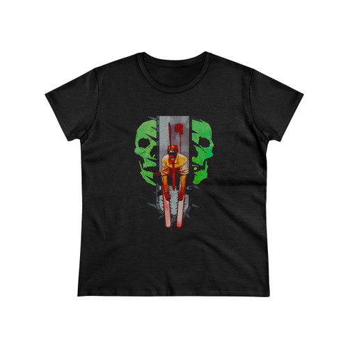 Bloody Chainsaw Man Manga Tatsuki Fujimoto Women's T-Shirt