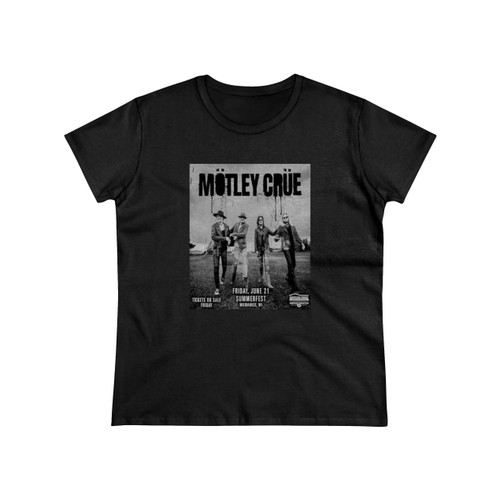 Motley Crue Summer Fest Milwaukee Wi June 21 2024 Women's T-Shirt