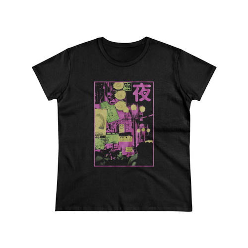 Neon Street Japan Anime Women's T-Shirt