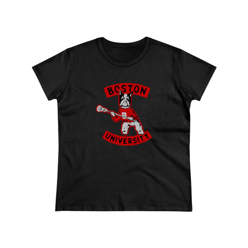 Bu Terriers Lacrosse Vintage Women's T-Shirt