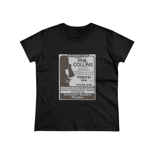 Phil Collins Hello I Must Be Going Tour 1982 1983 Women's T-Shirt