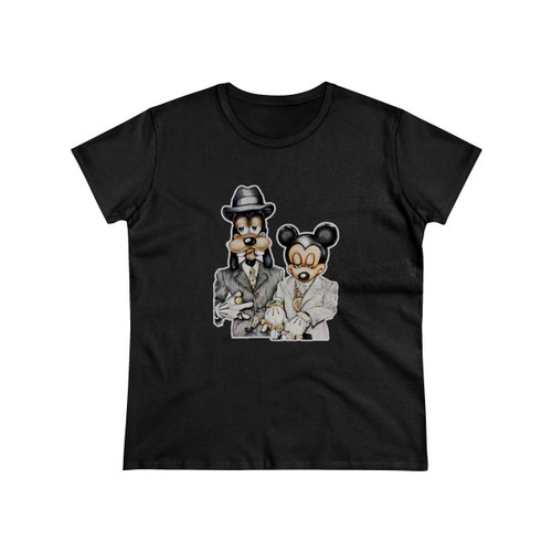 Hip Hop Dancehall Socao Junkie Mickey Mouse Goofy Women's T-Shirt