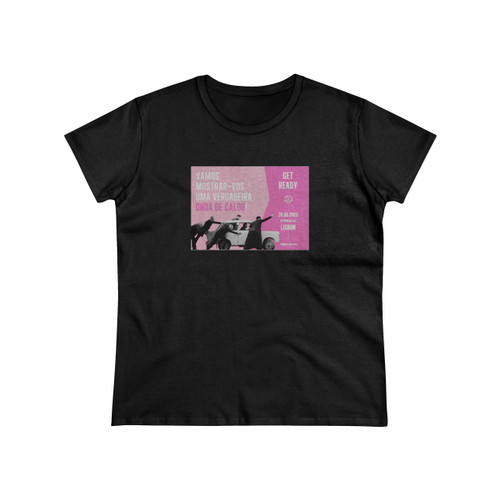 Rammstein Tour 2023 Vamos Mostrar Vos Uma Verdadeira Onda De Calor Estadio Da Luz Lisbon Women's T-Shirt