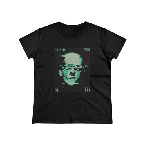 Universal Monsters Frankenstein It'S Alive Glitch Women's T-Shirt