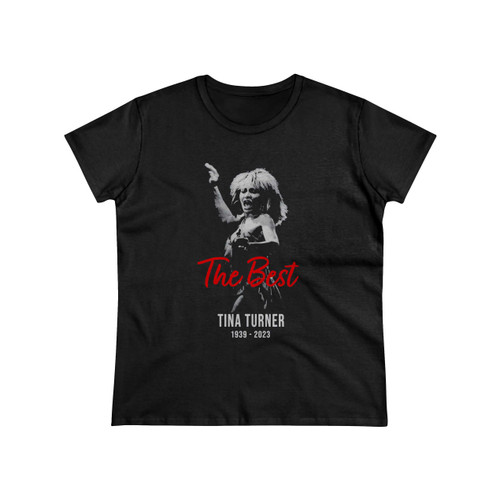 Vintage Memorial The Best 1939 2023 Queen Of Rock N Roll Tina Turner Women's T-Shirt