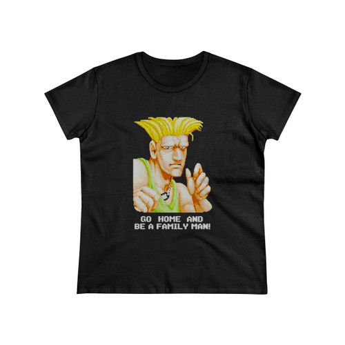 Street Fighter Guile Go Home And Be A Family Man Women's T-Shirt