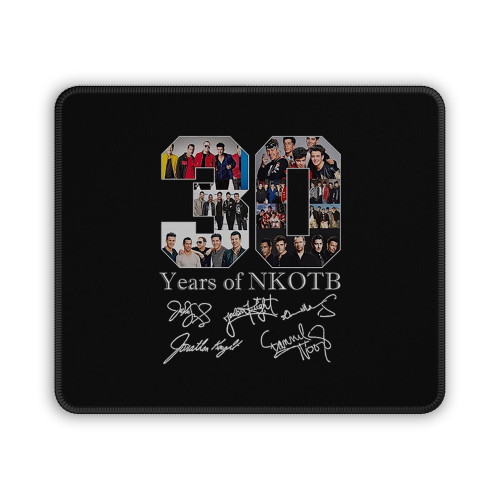 30 Years Of Nkotb With Signatures Mouse Pad