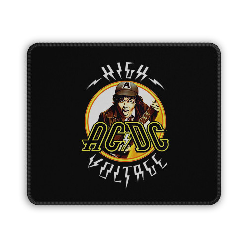 Acdc Neon Highway To Hell Rock And Roll Music Mouse Pad