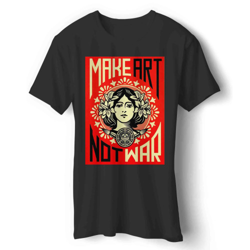 Make Art Not War Man's T-Shirt