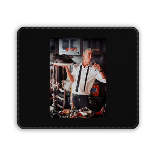 Anthony Bourdain Porky Goodness Wine Mouse Pad