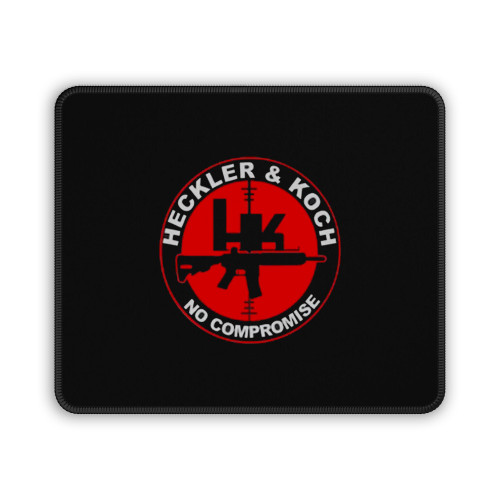 Hk Heckler And Koch Logo Guns Firearms Mouse Pad