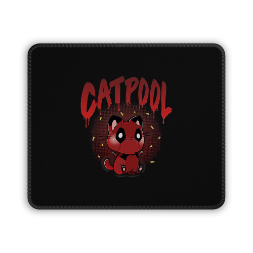 Catpool Deadpool Logo Mouse Pad