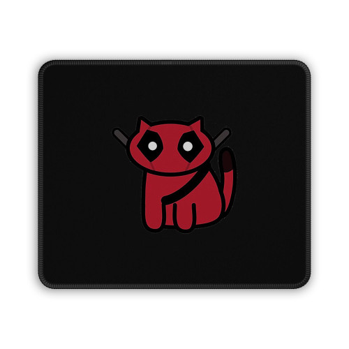 Catpool Deadpool Love Art Mouse Pad