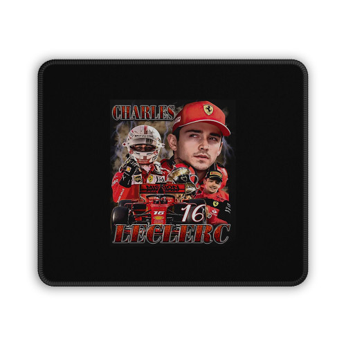 Charles Leclerc Bootleg 90S Mouse Pad