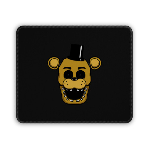 Cool Golden Freddy Fazbear Head Mouse Pad