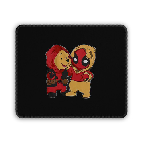 Deadpool And Pooh Costume Mouse Pad Deadpool And Pooh Costume Mouse Pad